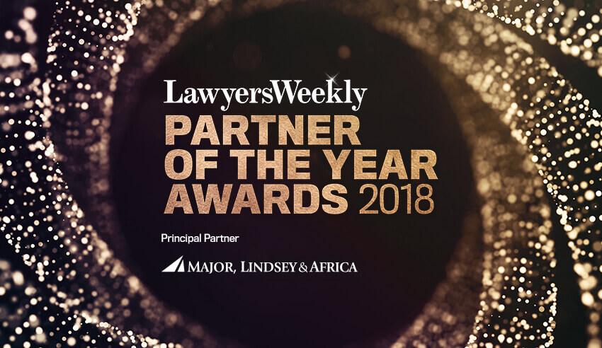 Lawyers Weekly Partner of the Year Awards 2018