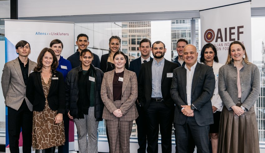 Indigenous students attend career pathways boardroom by Allens