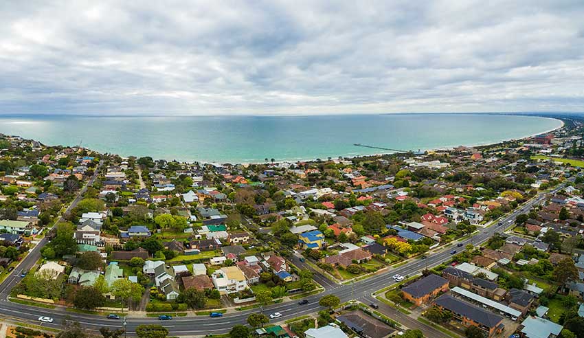 Frankston Victoria aerial lw