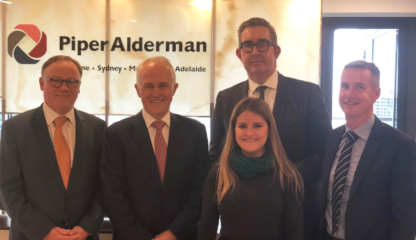National firm hosts Malcolm Turnbull