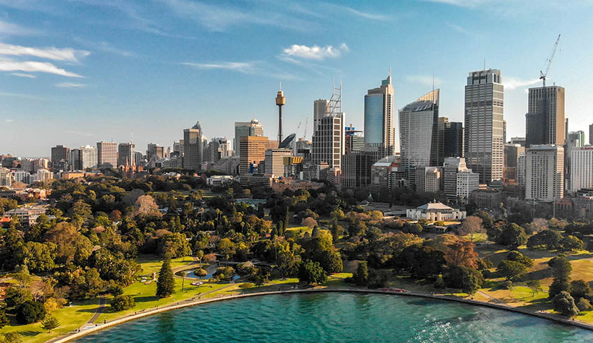 Sydney landscape CBD lw