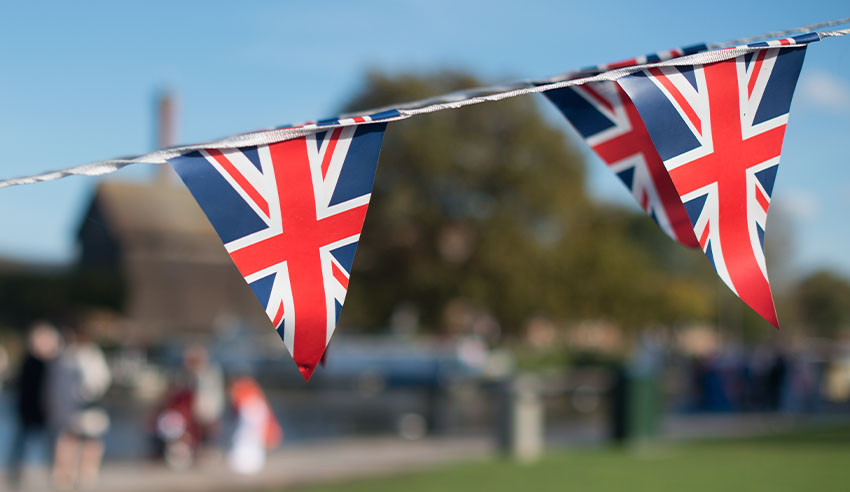 British flags