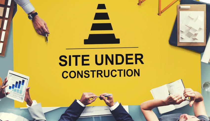Corporate counsel, site under construction